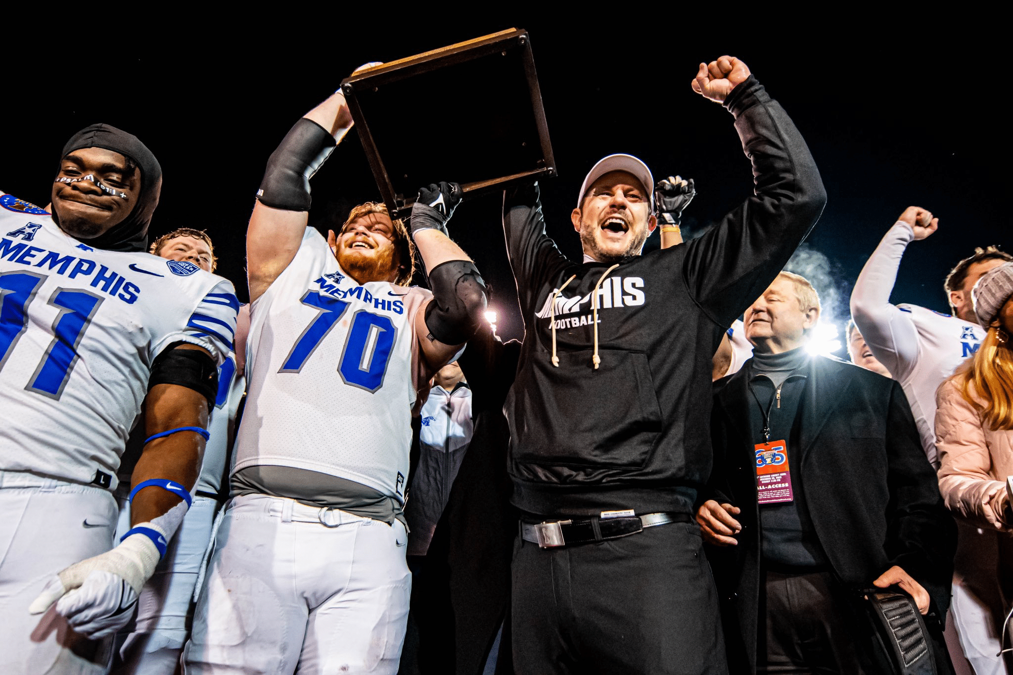 Featured image for “Records Broken, Interim Tags, and Battle Scars — A Night to Remember for Memphis Football”