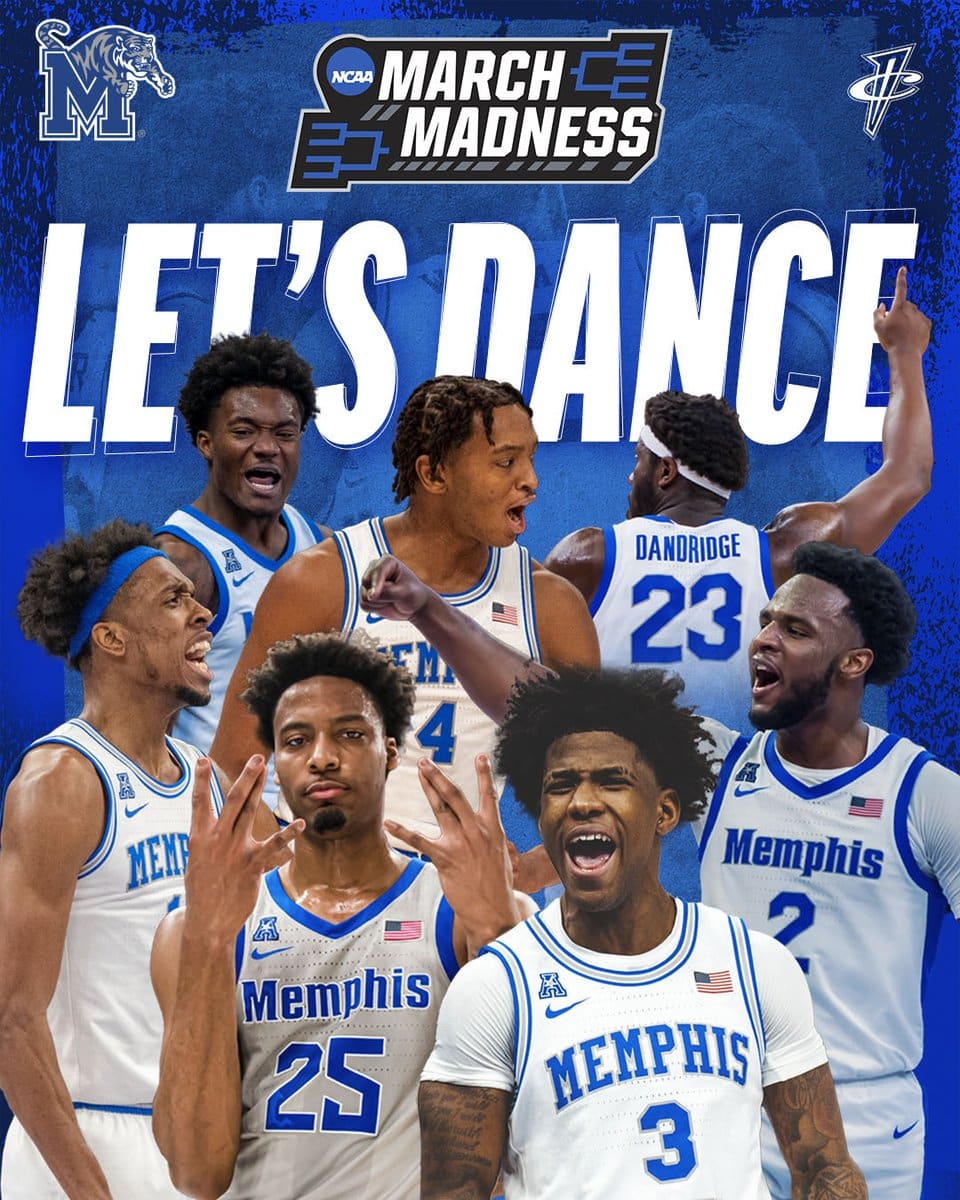 Featured image for “Memphis Tigers, fresh off AAC title, earn No. 8 seed in NCAA tournament”