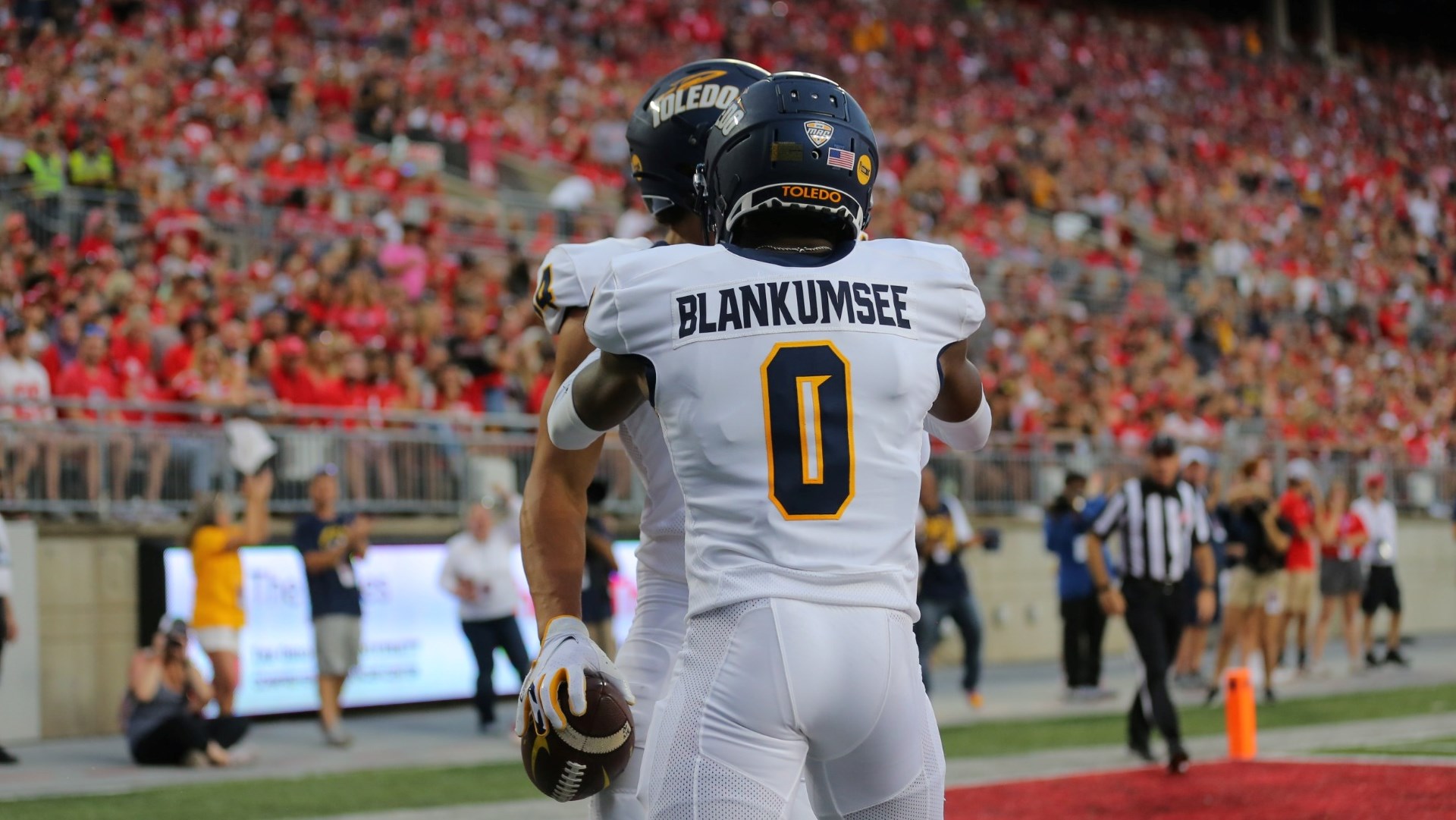 Featured image for “Former Toledo wide receiver DeMeer Blankumsee chooses Memphis”