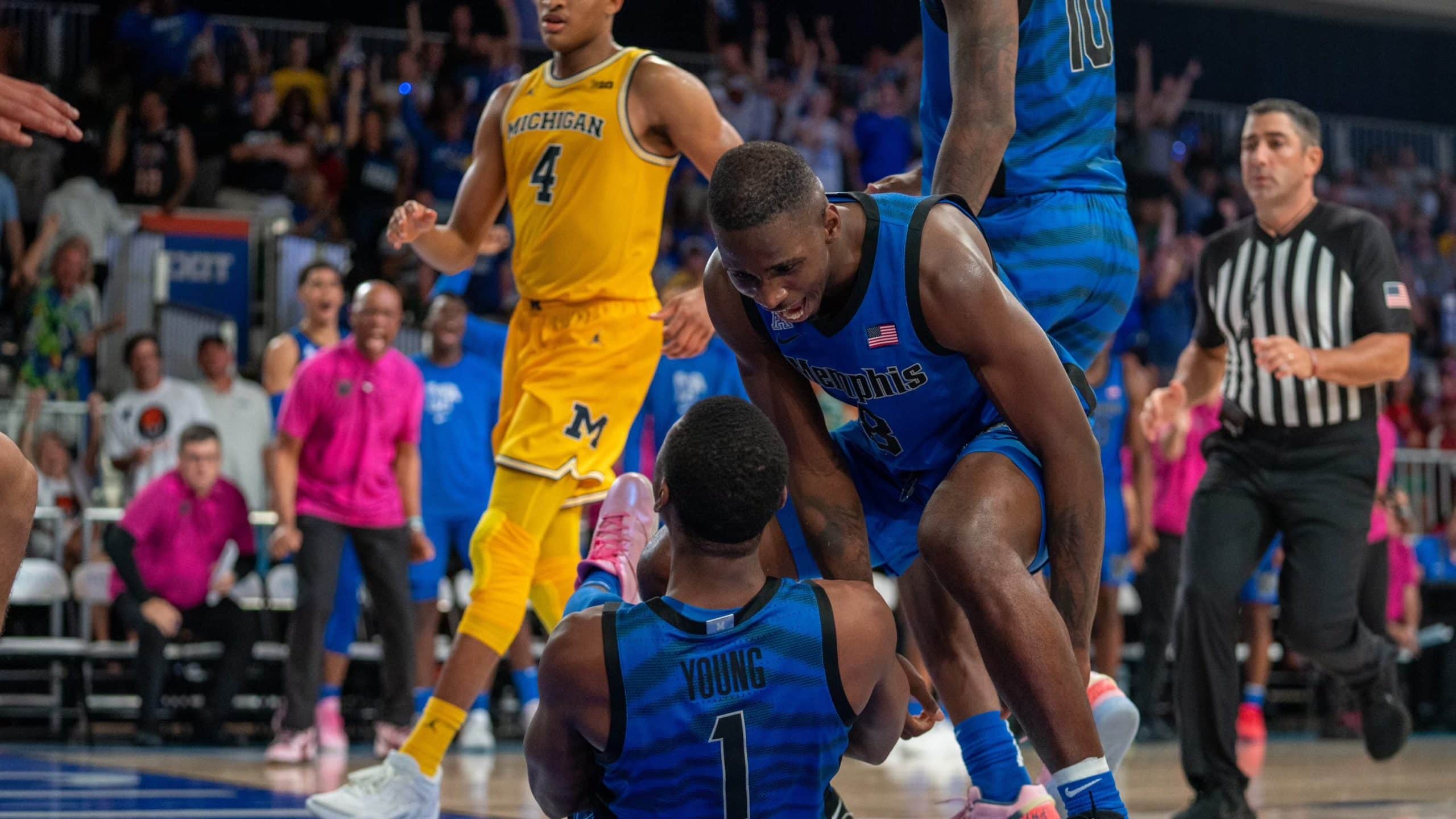 Featured image for “RECAP: Memphis holds off Michigan to advance to Battle 4 Atlantis semifinals.”