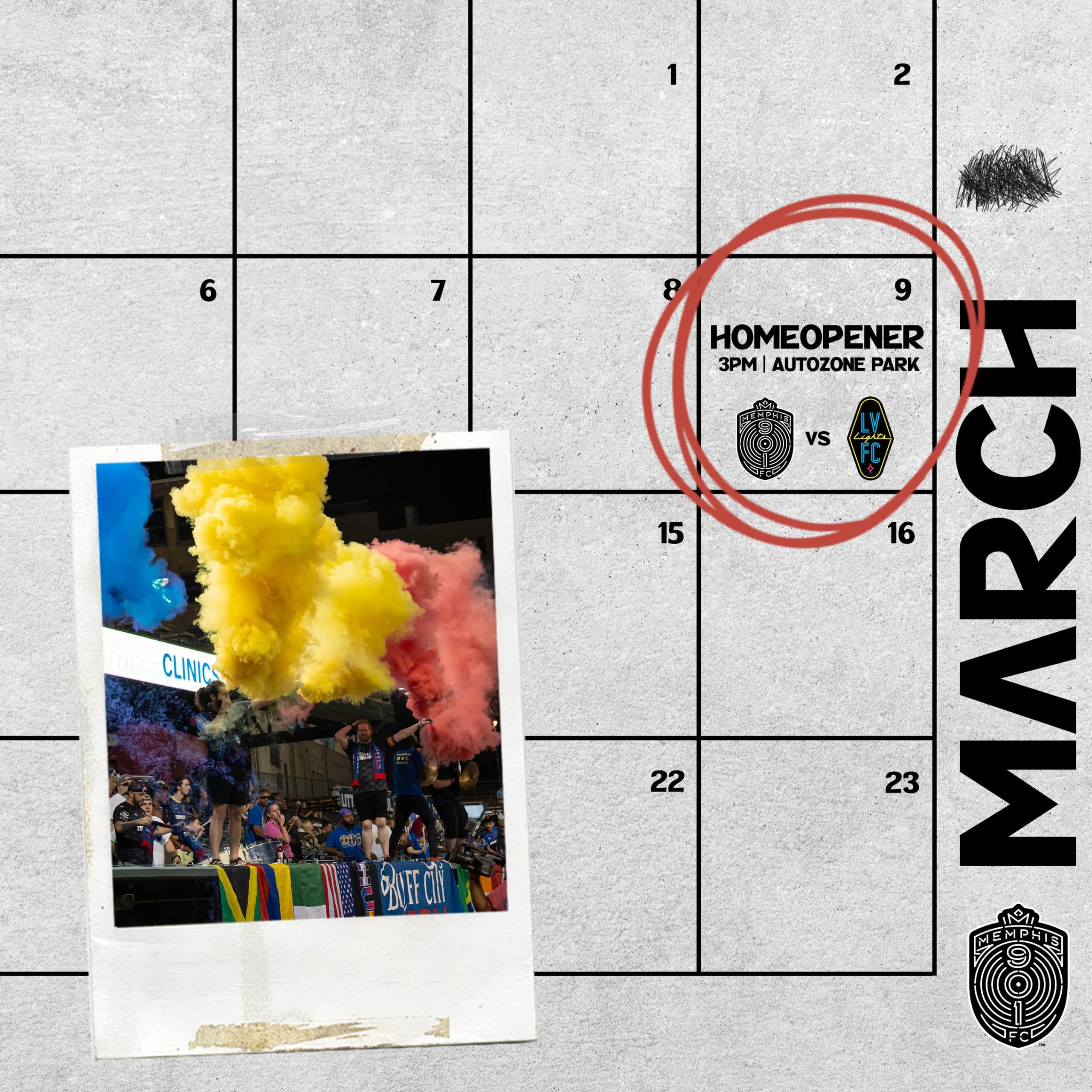 Featured image for “Kickoff Times for Memphis 901 FC Home Games Announced”