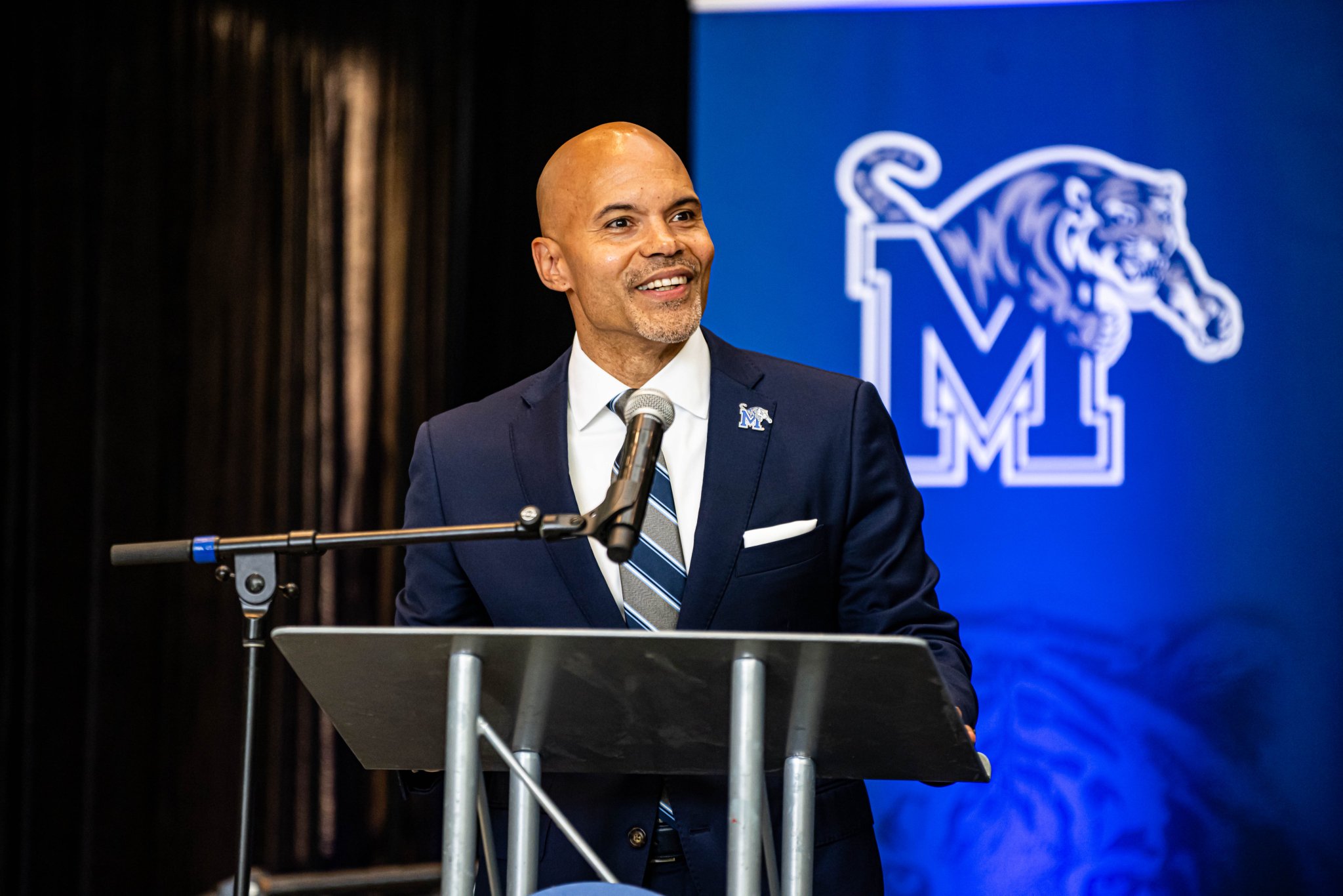 Featured image for “Ed Scott has been a Memphis Tiger for 48 hours. But the new athletic director is already all in.”