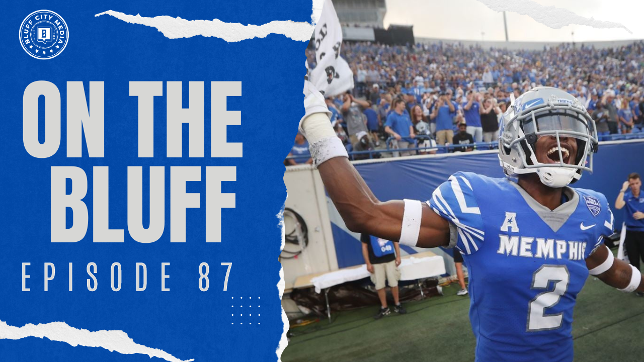 Featured image for “On The Bluff Ep 87: Memphis Football Position Battles; NFL QB Contracts; Jayson Tatum Disrespected”