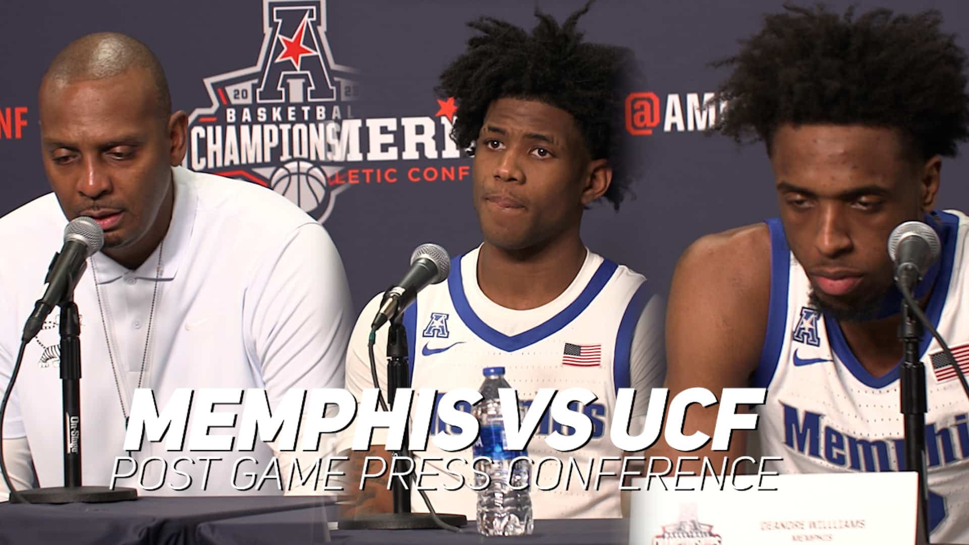 Featured image for “AAC Tournament Press Conference: Penny Talks Win Over UCF, KD and DeAndre & Role Players”