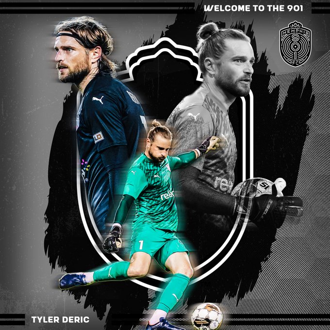 Featured image for “Memphis 901 FC Continues To Build Roster With Signing Of Goalkeeper Tyler Deric”