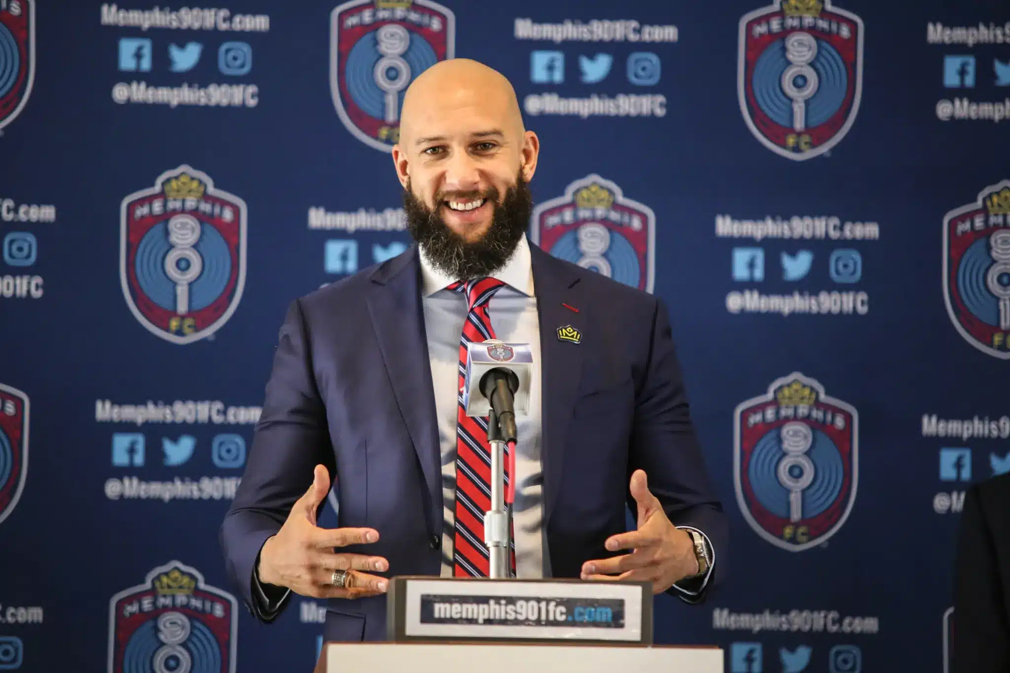 Featured image for “Breaking News: Tim Howard Steps Down As Sporting Director Of Memphis 901 FC”