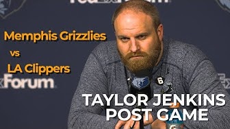 Featured image for “Memphis vs LA Clippers Post Game: Head Coach Taylor Jenkins”