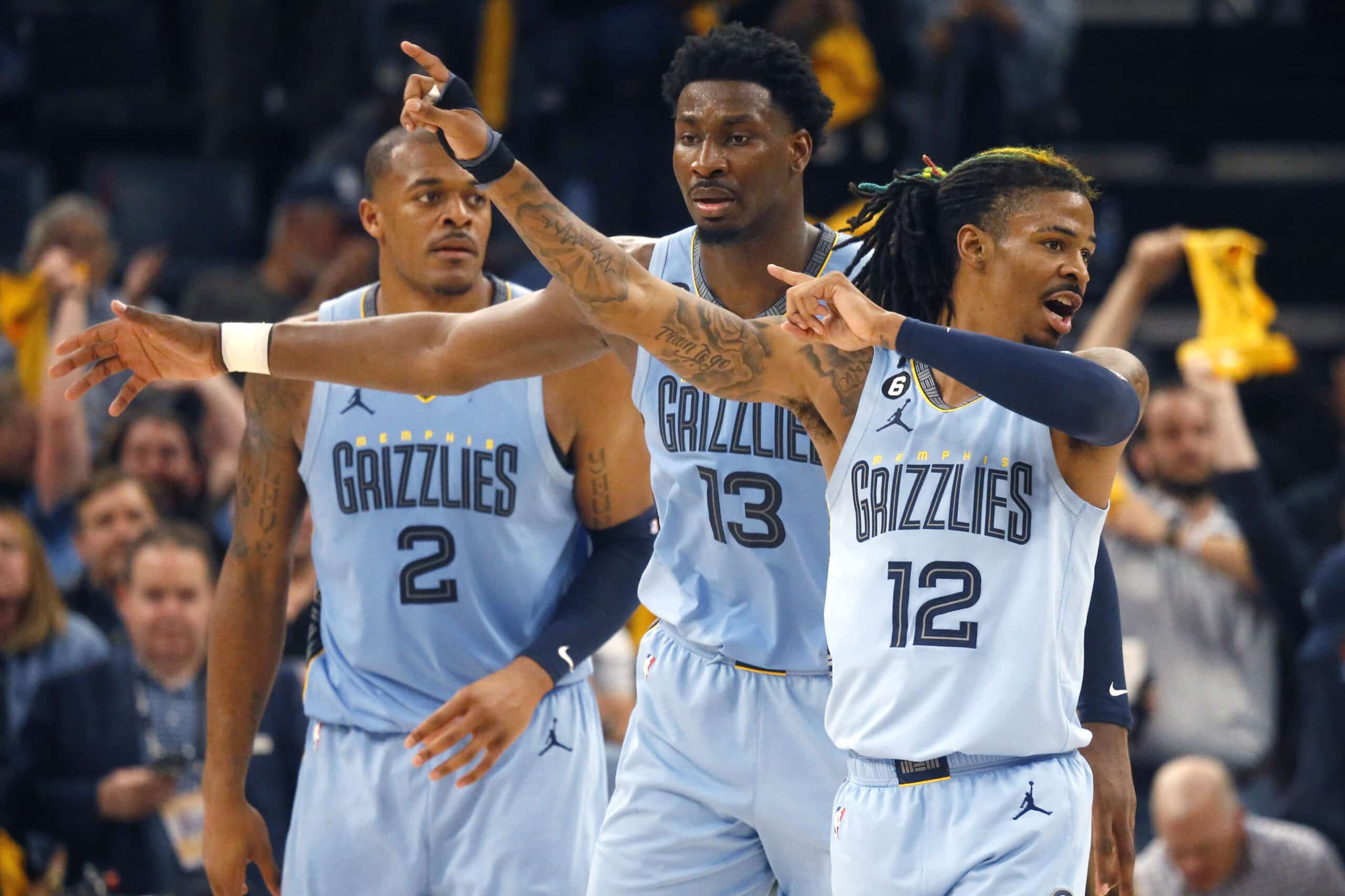Featured image for “Report Card: Grizzlies leapfrog Lakers in Game 5 to keep playoff dreams alive”